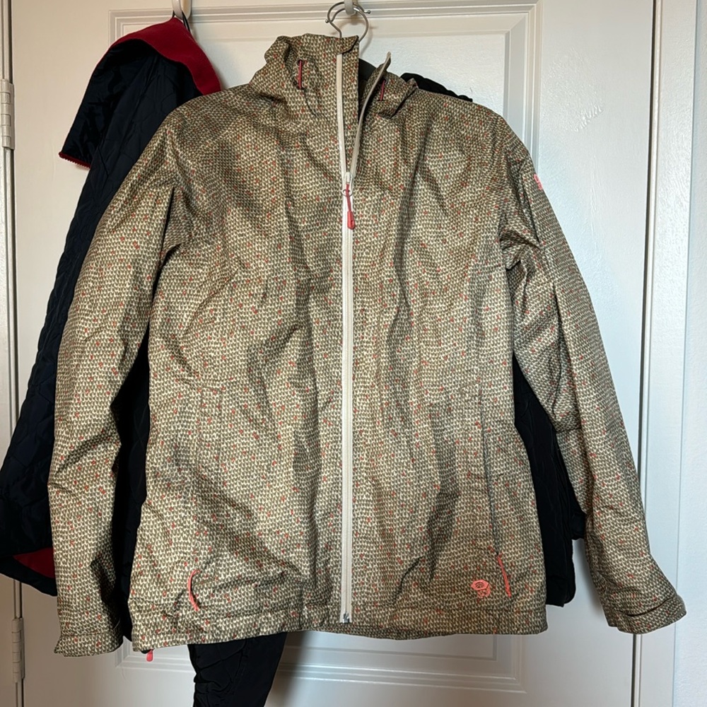 Mountain Hardware Geometric Pattern Rain Jacket - image 1